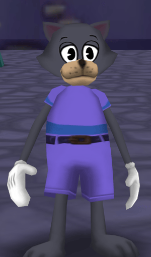This is the Avatar Image for the toontown cat AI Voice and Text to Speech Generator